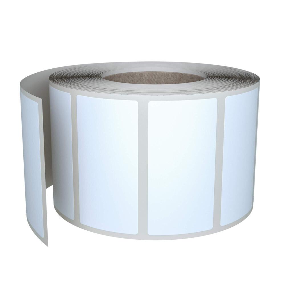 3247 Rectangular Write on Label Stickers Color Coding Labels - White Roll